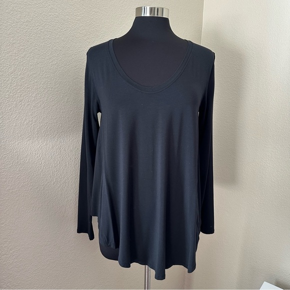 Lululemon Silk Blend Asymmetrical Long Sleeve Tunic Top - Picture 5 of 14